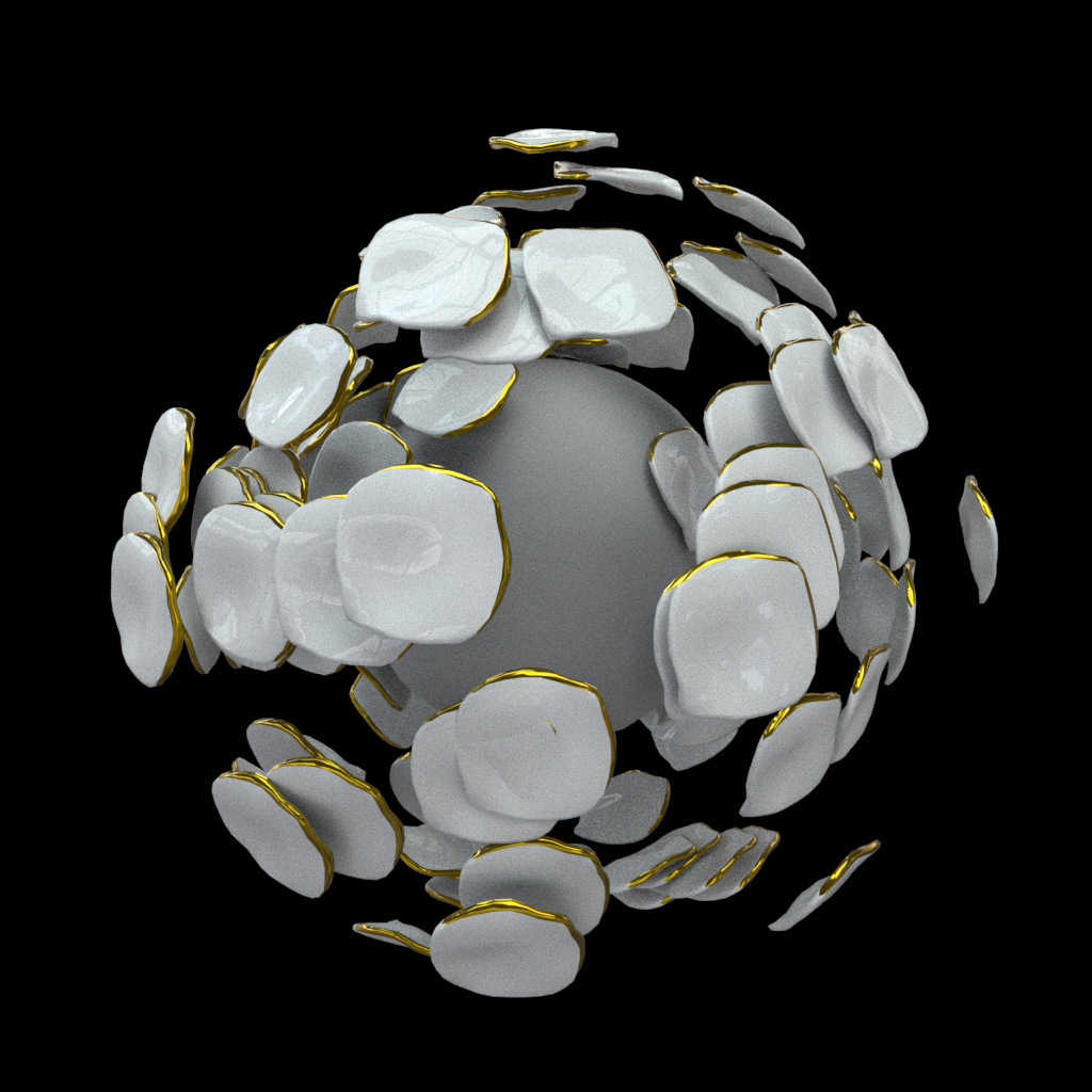 Porcelain Petal sphere.